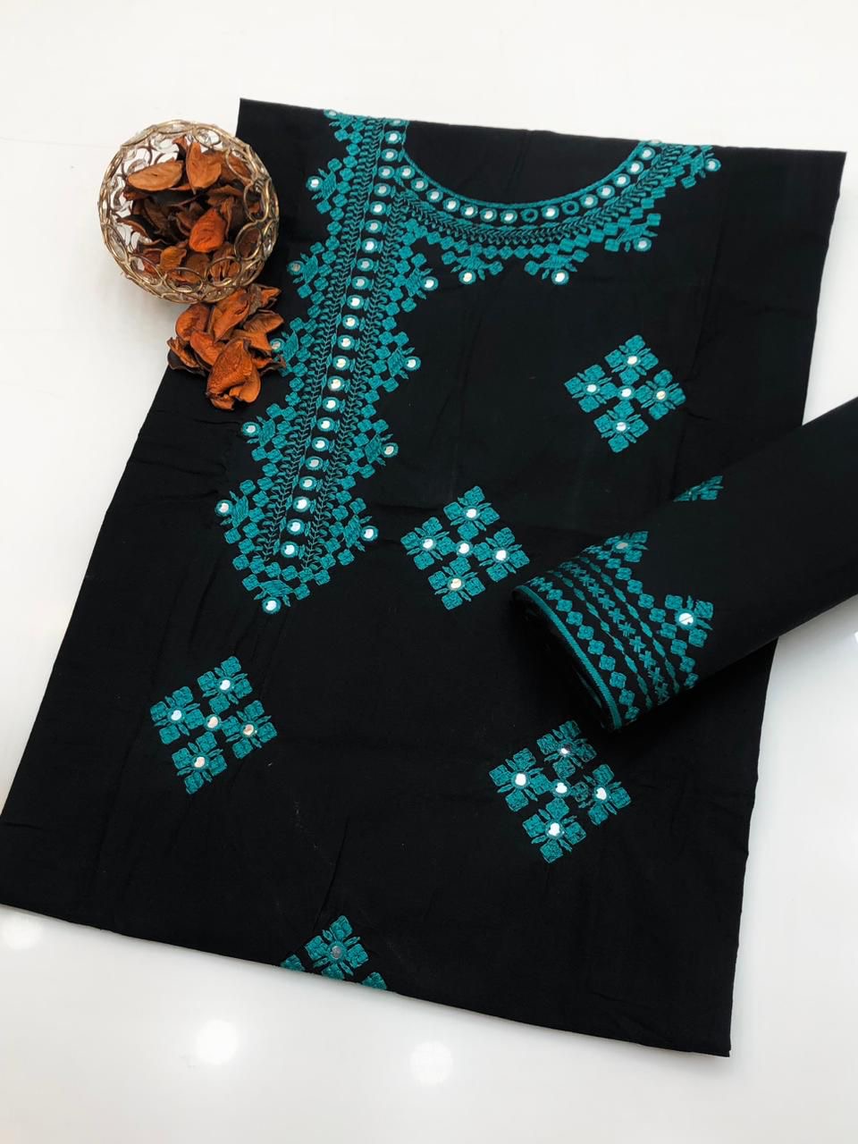 Premium Embroidered 2 Piece Suit D-01