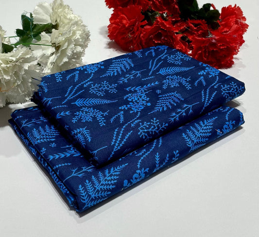 Ladies 2-Piece – Micro Polo Cotton with Floral Print | D-115