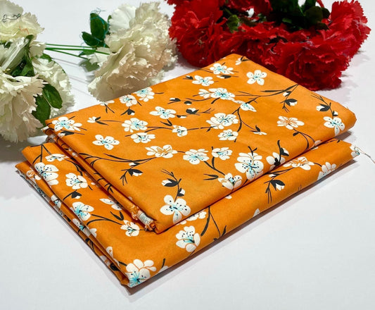 Ladies 2-Piece – Micro Polo Cotton with Floral Print | D-123
