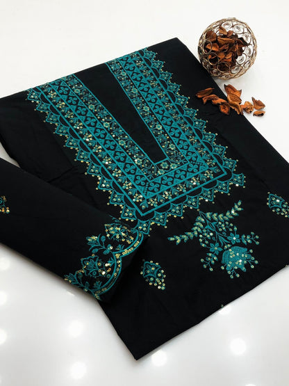 Premium Embroidered 2 Piece Suit D-04