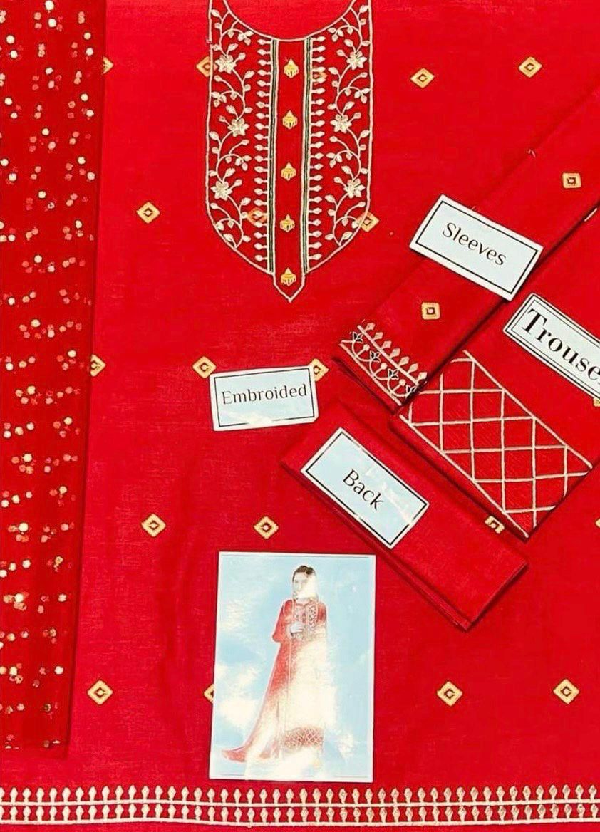 Kids Embroidered Lawn 3-Piece Suit – Summer Collection D-05