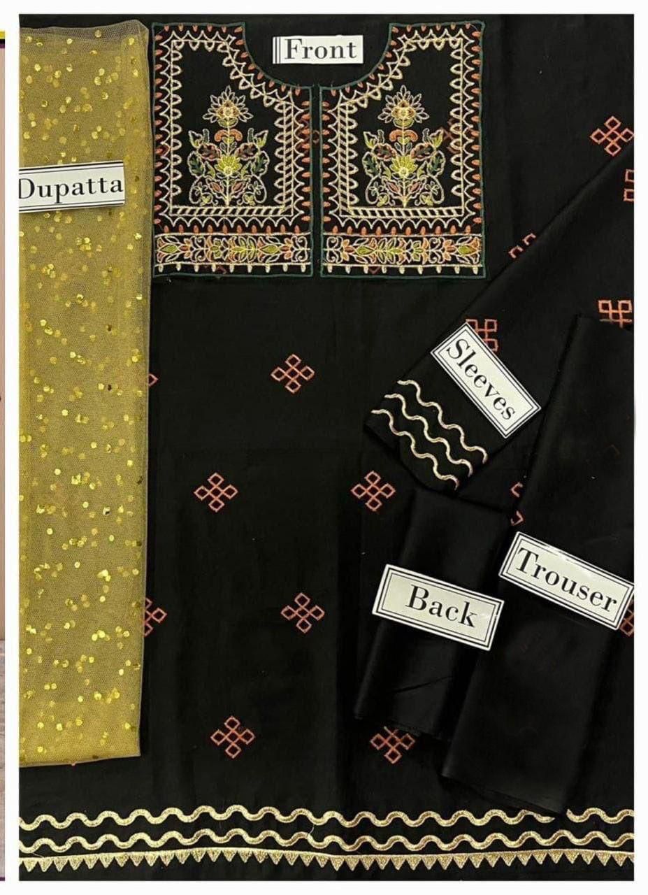 Kids Embroidered Lawn 3-Piece Suit – Summer Collection D-17