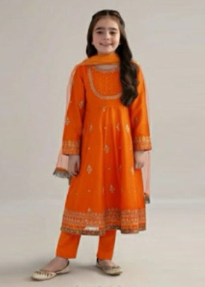 Kids Embroidered Lawn 3-Piece Suit – Summer Collection D-21