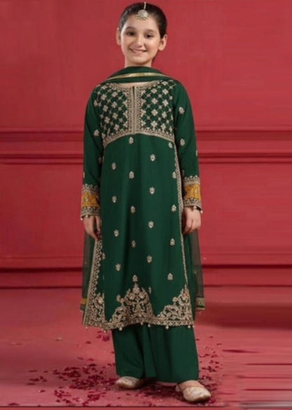 Kids Embroidered Lawn 3-Piece Suit – Summer Collection D-14
