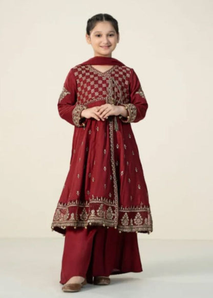 Kids Embroidered Lawn 3-Piece Suit – Summer Collection D-08