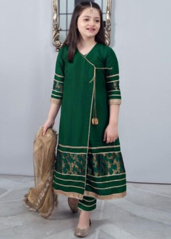 Kids Embroidered Lawn 3-Piece Suit – Summer Collection D-13
